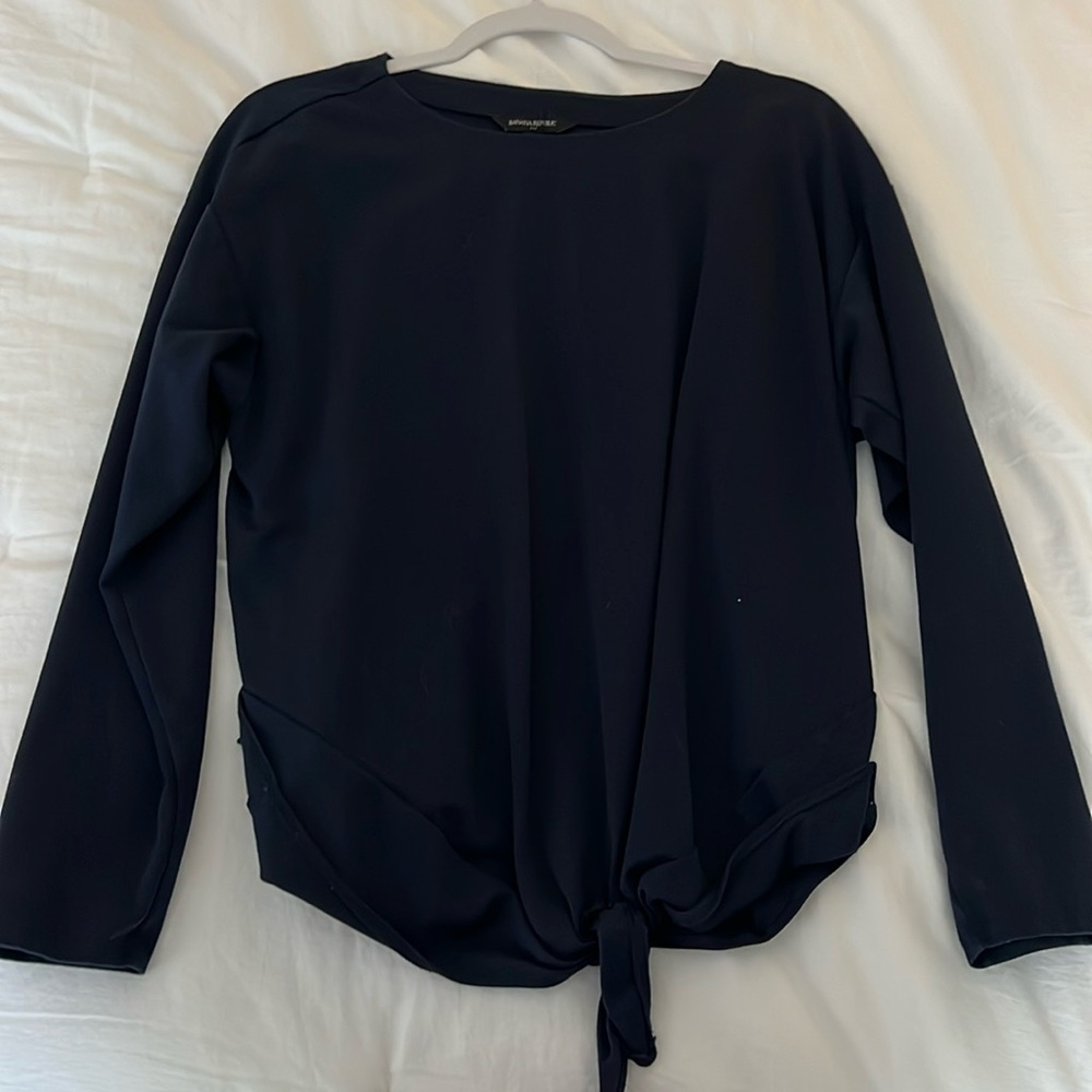 Banana Republic Tie-Front Sweatshirt